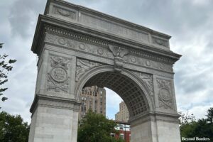 Washington Square Arch in West Village, Manhattan, NYC