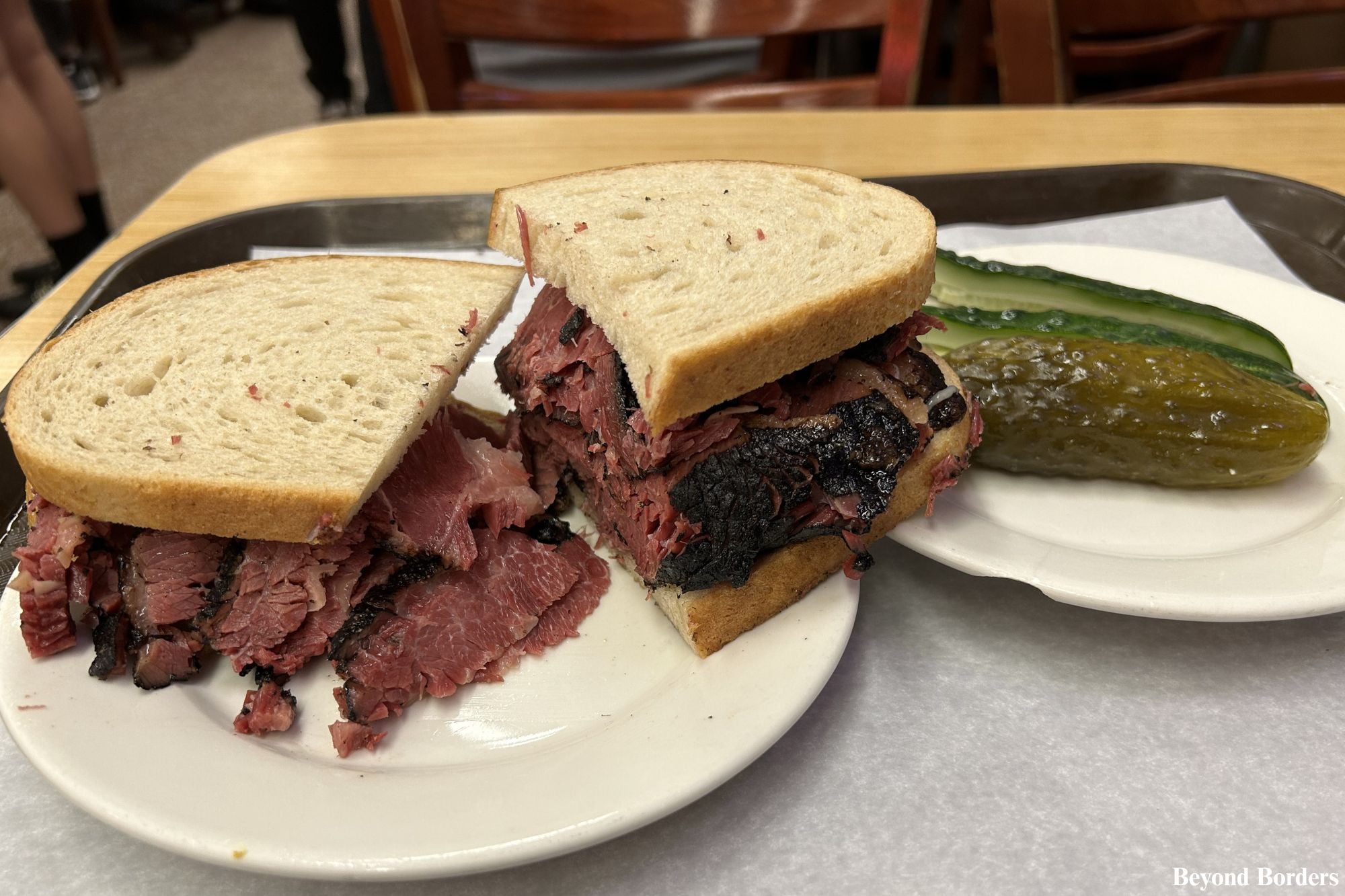 Pastrami sandwich from Katz's Deli