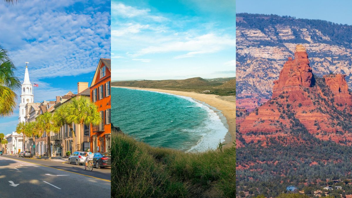 Charleston, Todos Santos, and Sedona