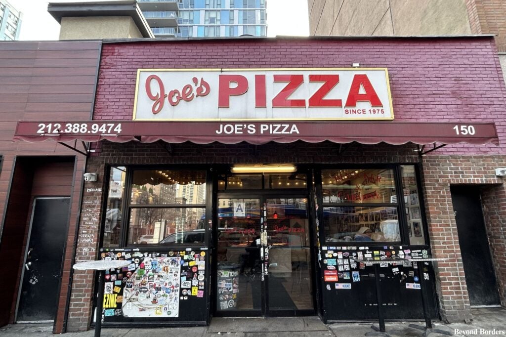 Joe's: best pizza in New York City