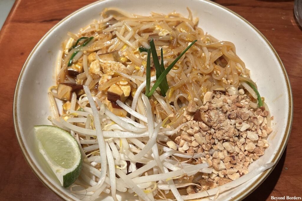 Veg Pad Thai with Tofu from Elephant Ear in NYC