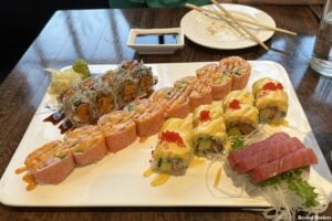 Best non-omakase sushi in NYC featuring fresh sashimi and rolls.
