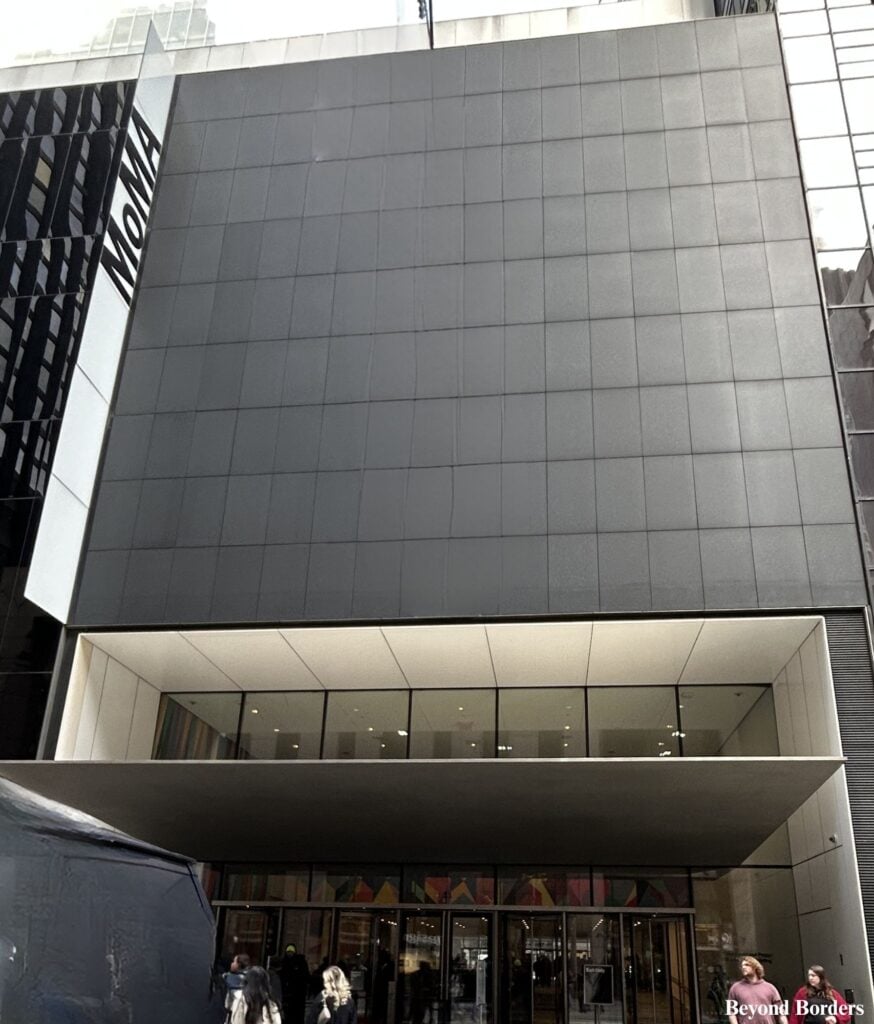 MoMA, across the street from the Baccarat hotel