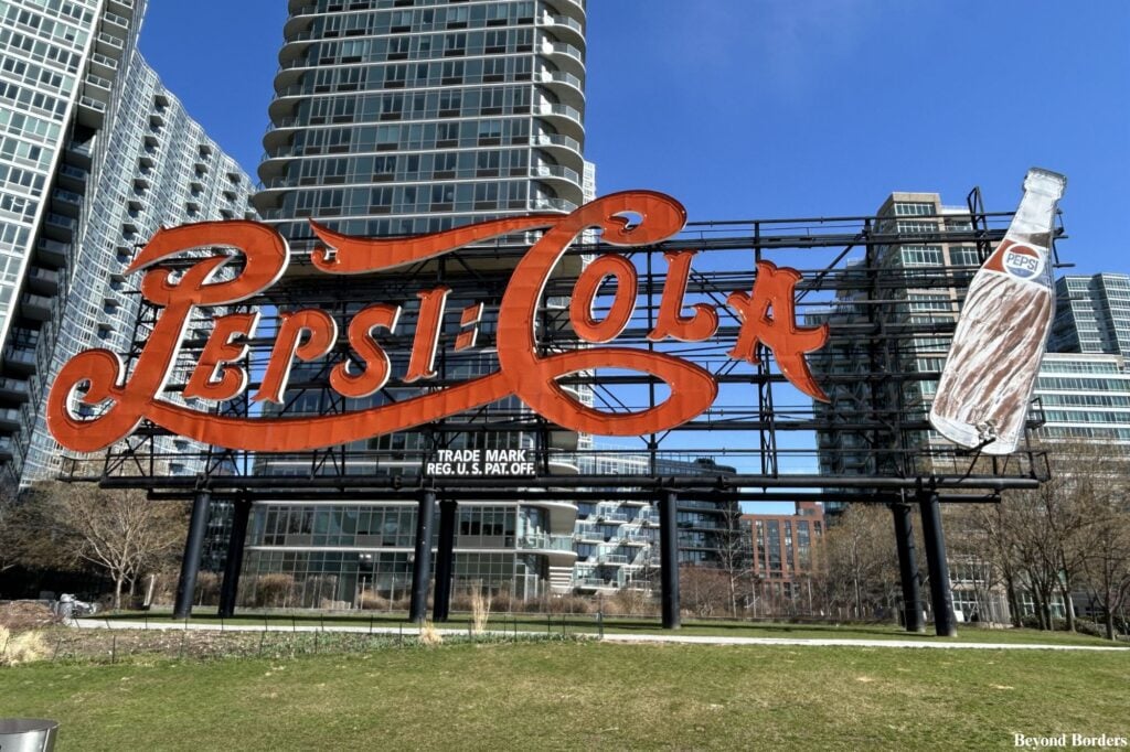 Pepsi Cola sign in Long Island City, NYC