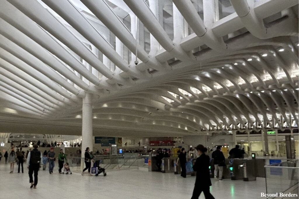 PATH entrance at Oculus World Trade Center