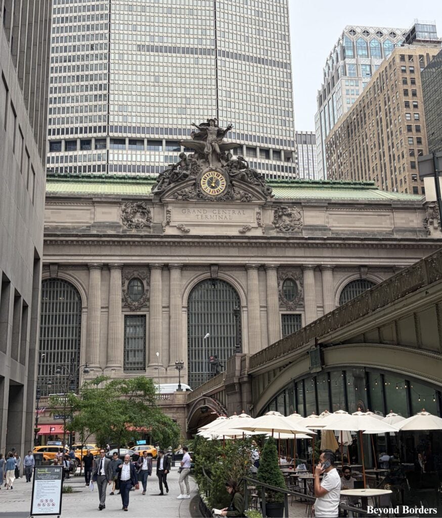Pershing Square Plaza in front of Grand Central Terminal in NYC