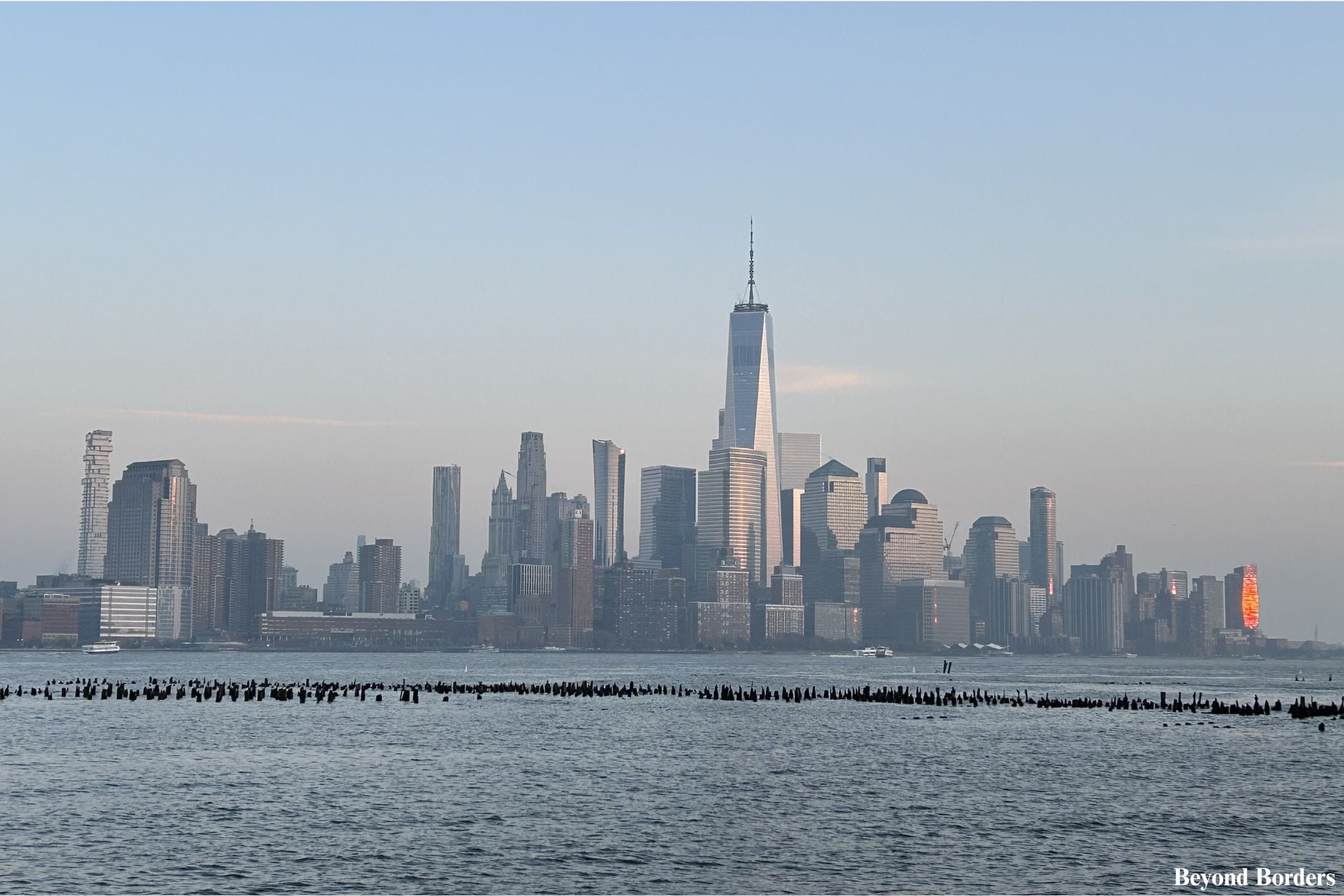 Lower Manhattan seen from Hoboken, NJ