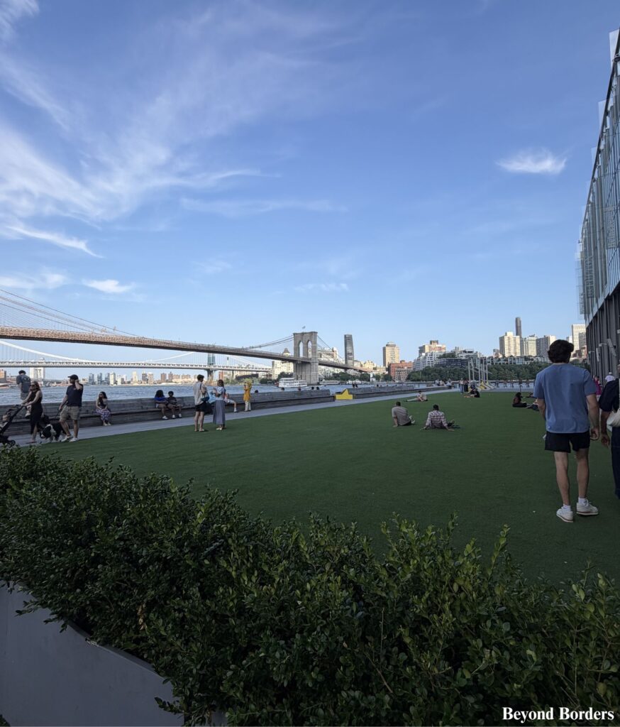 The Heineken Riverdeck at South Street Seaport in NYC