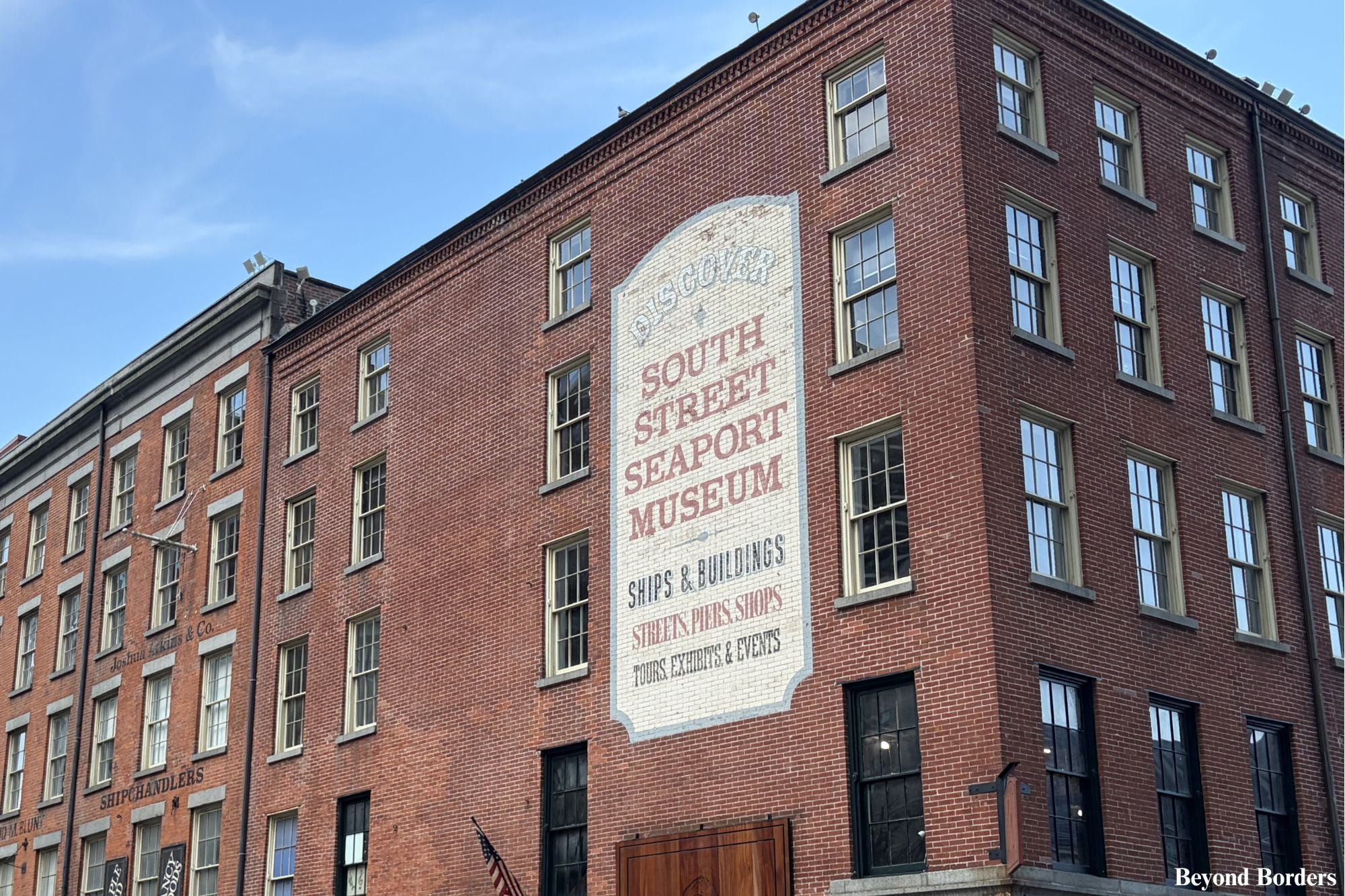 South Street Seaport building in NYC