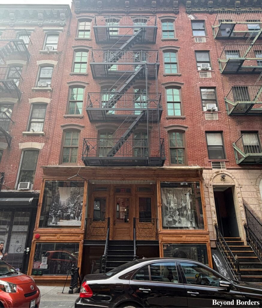 Several apartment tours at the Tenement Museum in NYC take place here at 97 Orchard St
