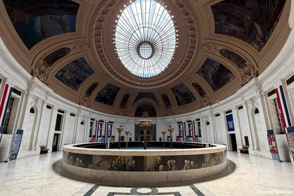 The Rotunda in the National Museum of the American Indian in lower Manhattan, NYC