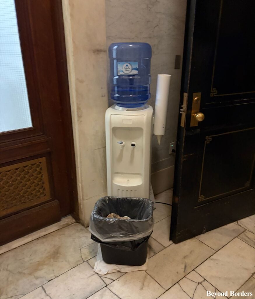 Water refill station at NMAI in NYC
