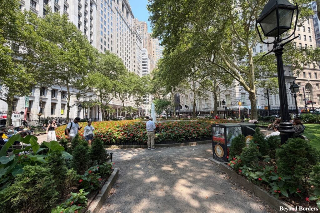 Bowling Green in lower Manhattan, NYC