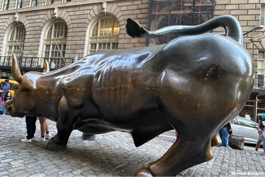 Charging Bull in Lower Manhattan, NYC