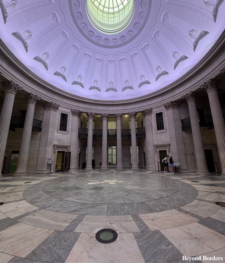 The rotunda in Federal Hall in lower Manhattan, NYC