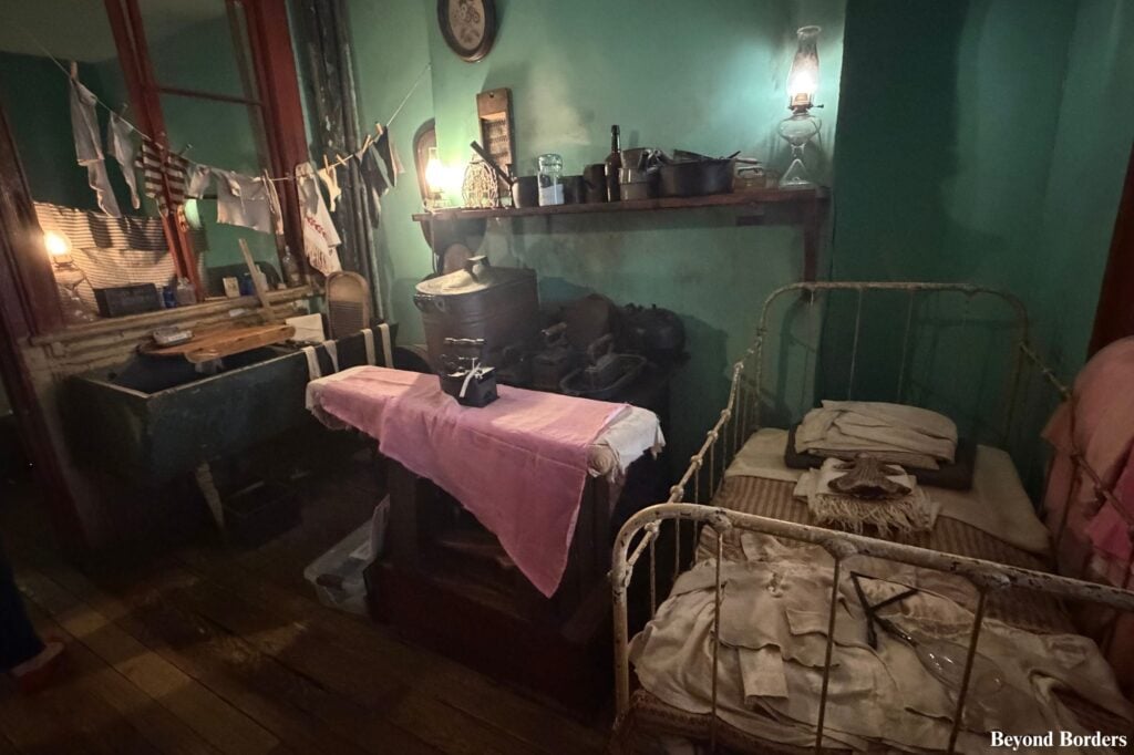 Levine family kitchen at 97 Orchard St; best tenement museum tour