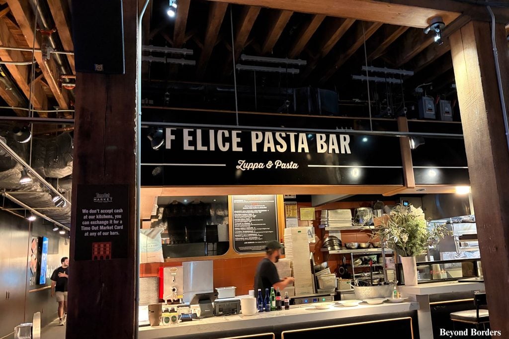 Felice Pasta Bar at Time Out Market in DUMBO, Brooklyn, NYC