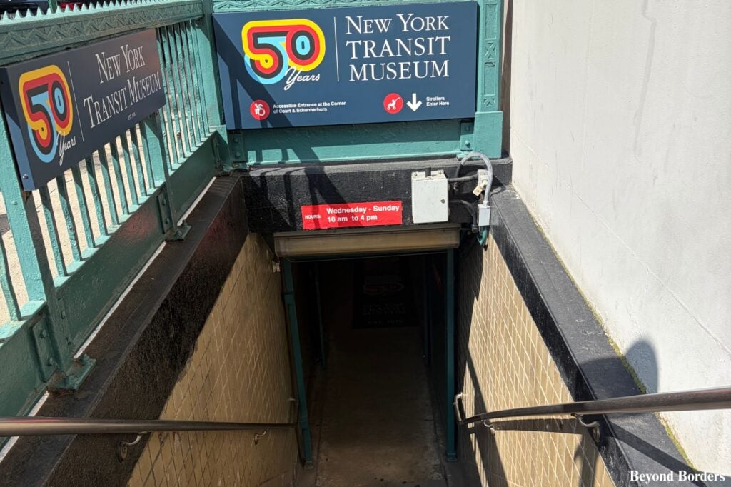 NYC's underground Transit Museum in Downtown Brooklyn