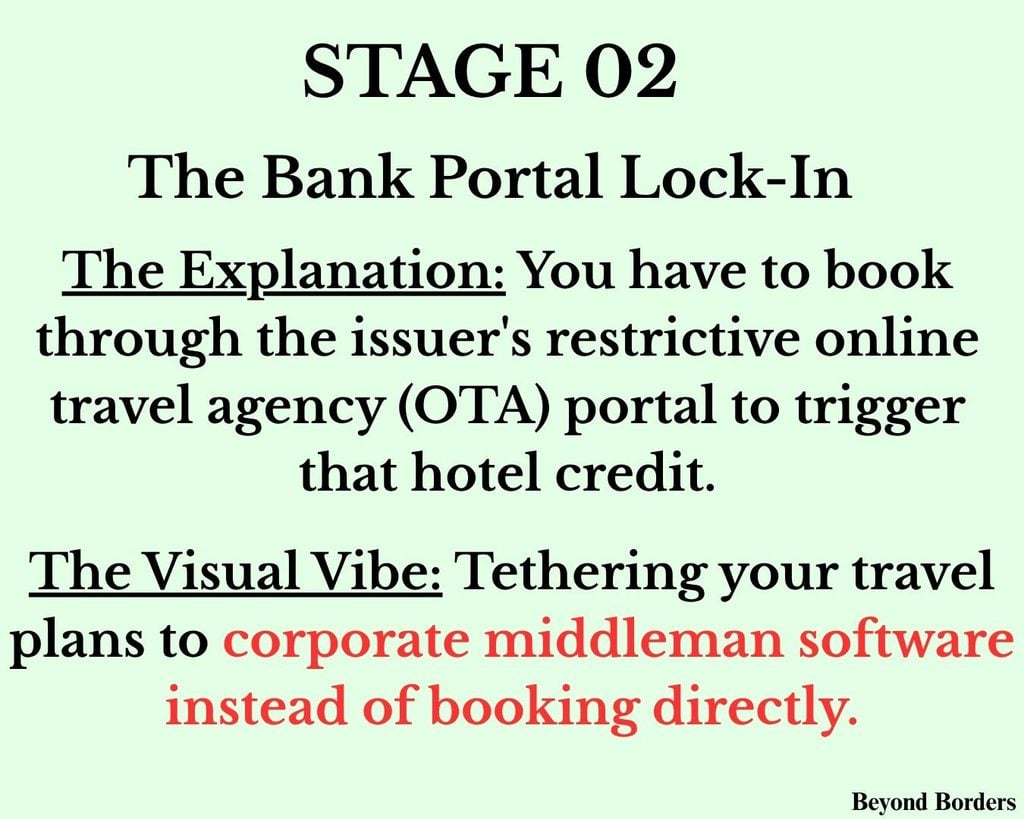 Using OTA portals to trigger hotel credits from travel credit cards that travel influencers push you to apply for; is travel hacking worth it