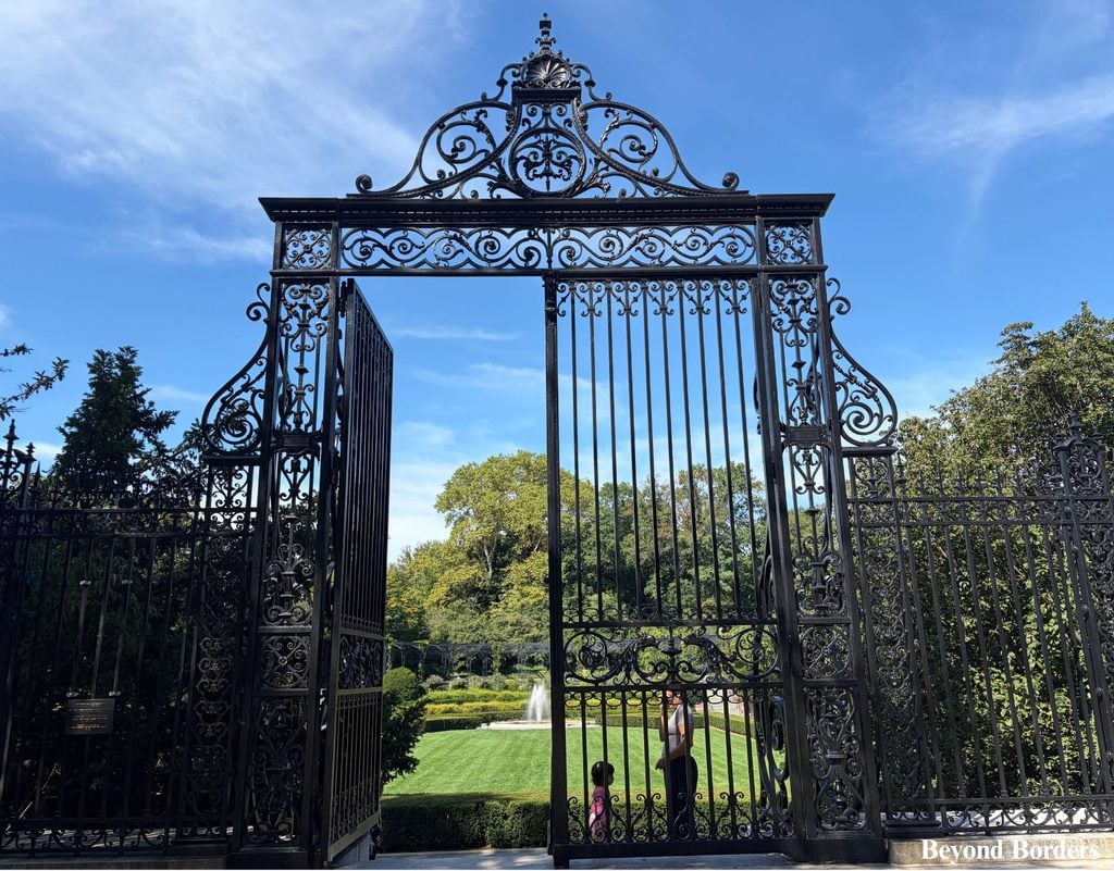 Vanderbilt Gate at Fifth Avenue and East 105th Street at Central Park's Conservatory Garden in Manhattan, NYC