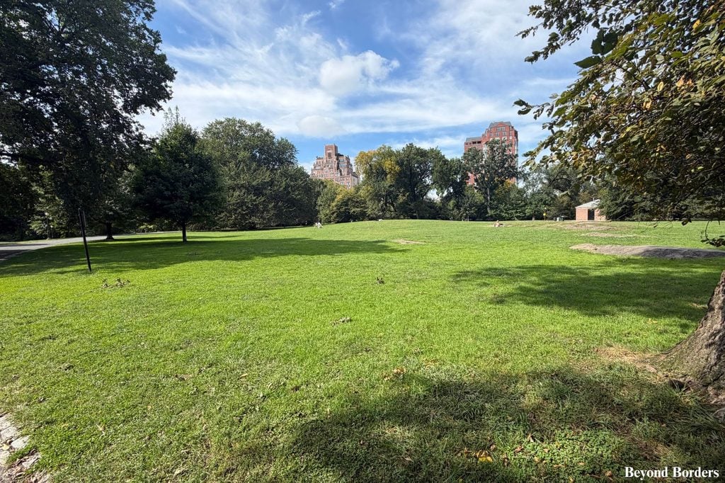 The Great Hill in north end of Central Park, Manhattan, NYC